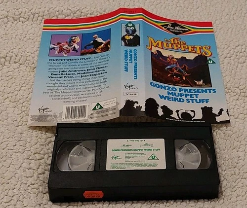 Jim Henson The Muppets Gonzo Presents Muppet Weird Stuff Vintage VHS Tape 1985