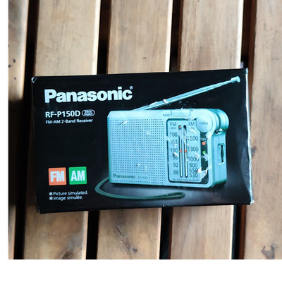Panasonic RF-P150D Taschenradio AM/FM 2-Band Receiver Silber