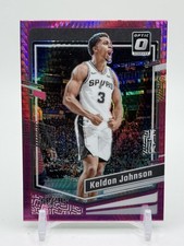 Keldon Johnson 2023-24 Donruss Optic #112 Hyper Pink San Antonio Spurs