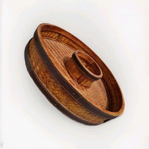 Vintage Chinese Bamboo Wedding Basket