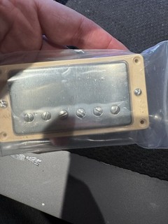 Pastilla Humbucker Gibson Burstbucker 61 puente de plomo con cubierta cromada