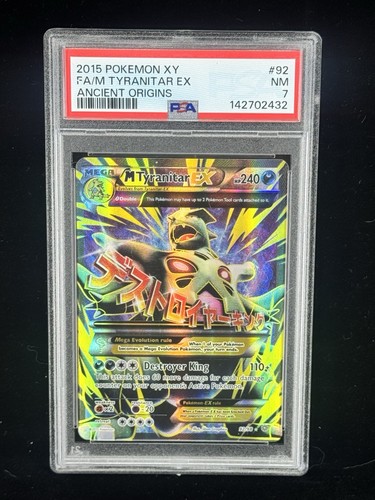 M Tyranitar-EX graded PSA 7 for sale on eBay