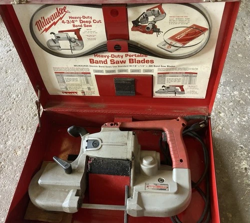 Milwaukee 120v Deep Cut Band Saw With Case And Extra Blades