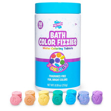   Bath Color Fizzies, 150 Count  Nontoxic  Fragrance-Free  Fizzy, Bath Color
