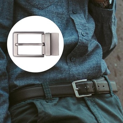 Herren Dornschnallen Wendbar Rechteckige Gürtelschnalle Jeans