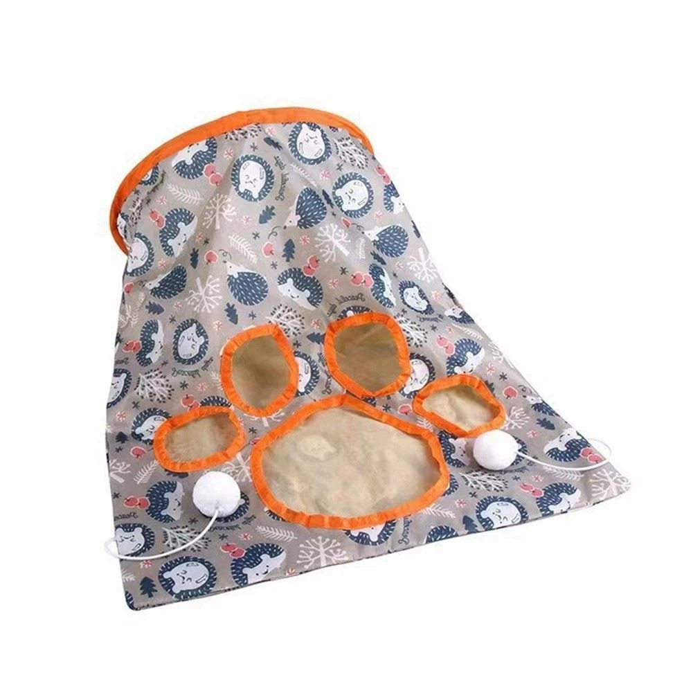 3 Indoor Cat Tunnel Bags Collapsible Tunnel Toy