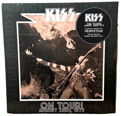 KISS EU Import Vinyl 'ON TOUR HEMPSTEAD' 2 LP SEALED 1975 Clear Vinyl NEW