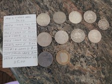 German & Italian World Coin Collection 1 Mark 1909-1914 Multiple Years