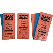 SAM Splint Variety Combo Pack (36", 18" and 9" Orange/Blue, Charcoal Gray Spints