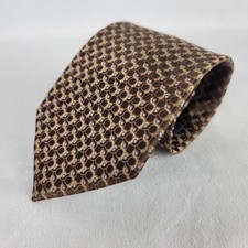Jos A Bank NEW Brown Silk Necktie 60" X 3.5" Office Academia Prep Formal Wedding