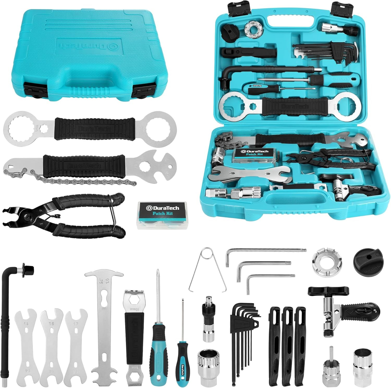 Repair Tools, Complete Bike Tools Kit With Storage Box, Moun
