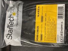 StarTech 5m 16.4ft High Speed Ultra HD 4k x 2k HDMI Cable HDMI to HDMI
