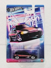 😎👍 Hot Wheels ‘92 Honda Civic EG 90's Street Scene Series 5/5 Black