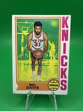 1974-75 Topps - Mel Davis #43 (RC). Knicks. E25