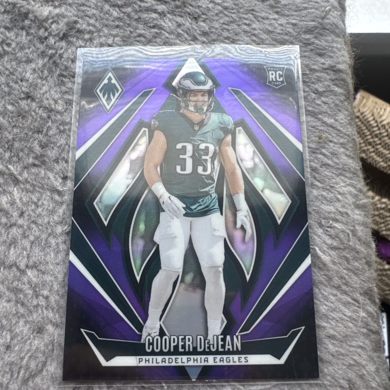 2024 Panini Phoenix - Rookies Cooper DeJean #171 Purple Fade (RC)