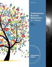 Image of Contemporary Business Mathematics for Colleges, International Edition (with Bind