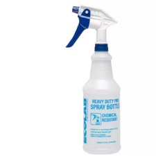 32 oz. Heavy Duty Pro All Purpose Spray Bottle; Refillable Bottle with Adjustabl