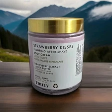 Truly Strawberry Kisses Plumping After Shave Body Cream 6oz - Rare