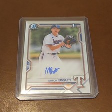Mitch Bratt 1st Bowman Chrome Auto