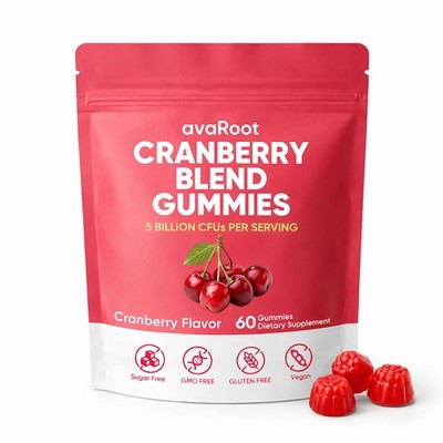 Cranberry Blend Gummies Women s pH Balance Probiotic Vitamin C 60 Count KBKTWOLT