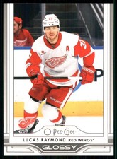 2025-26 Upper Deck O-Pee-Chee Glossy #OG-16 Lucas Raymond Red Wings TW3511