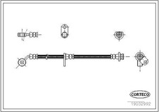 Flexible de frein Honda STREAM