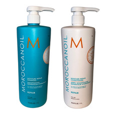 Moroccanoil Moisture Repair Shampoo & Conditioner 1000ml Duo - FREE UK DELIVERY