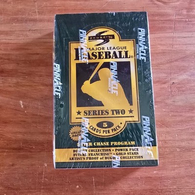 1996 Pinnacle Score Series 2 Baseball Value Pack Box, 36 packs, 5 cards per pack