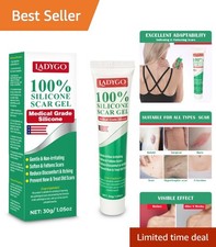 Clinically Proven Silicone Scar Cream - Fast Healing for Old  New Scars, 30g