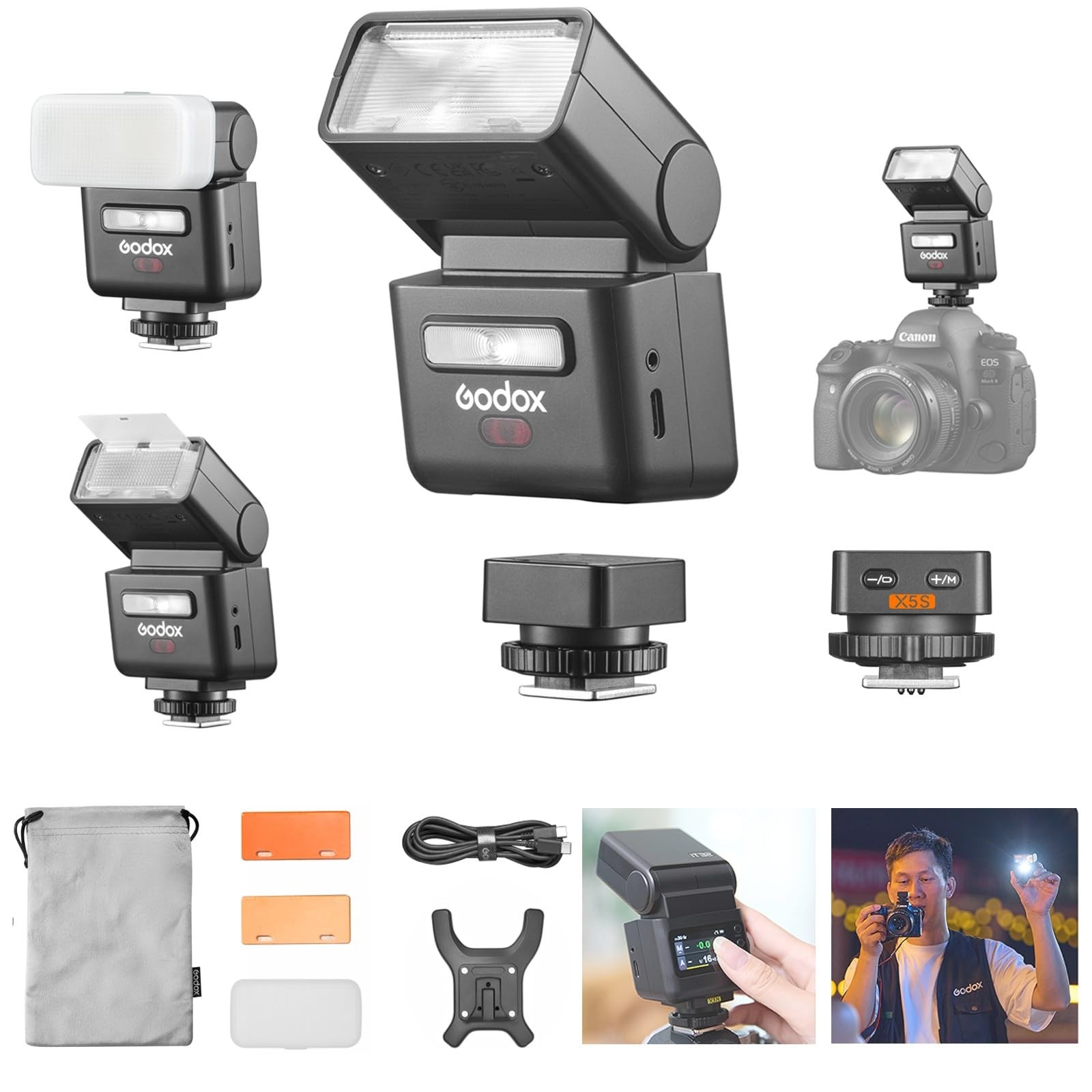Flash TTL pour Sony Godox iT32 iFlash accessoire photo sans fil 2.4G déclencheur X5-E
