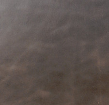 1.5mm Thick Brown With Highlights Cowhide Pull Up Leather Large Pieces