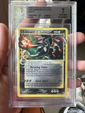 2006 Pokemon Dragon Frontiers Charizard Gold Star #100 BGS 7