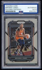 Brionna Jones Signed 2023 Panini Prizm WNBA Card #47 (PSA) Connecticut Suns Auto
