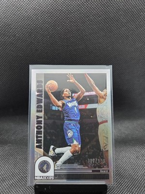 2022-23 Panini NBA Hoops Anthony Edwards #292 Tribute Silver /199 Minnesota