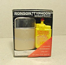 Vintage Ronson Typhoon Lighter in box and Jif...