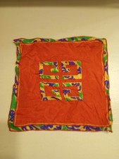 Amarige Givenchy Paris Vintage Multicolor Silk Pocket Square
