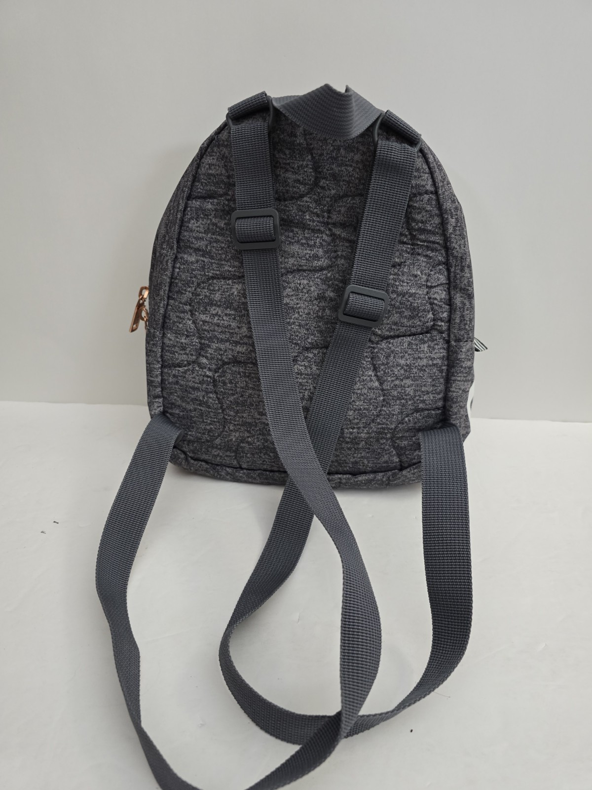 Adidas Linear Mini Backpack Gray Heather Small Sh… - image 3