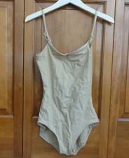 Capezio Tan Strapless Dance Leotard - Adult Size L Large