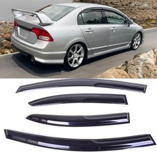 For Civic Sedan 06-11 Window Visor Rain Vent Guard Deflector (not transparent)