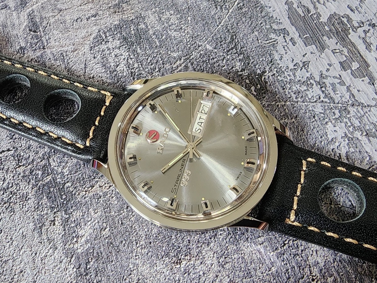 RADO STARLINER 999 AUTOMATIC STAINLESS STEEL VINTAGE Gray Dial