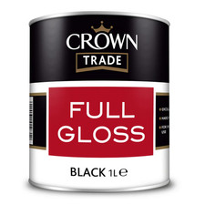 Crown Trade Paint Gloss (Oil) | All Sizes | Ready Mixed