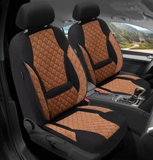 Schonbezüge Sitzbezüge für Skoda Superb 2 Typ 3T Bj 2013-15 in Schokobraun/Schwa