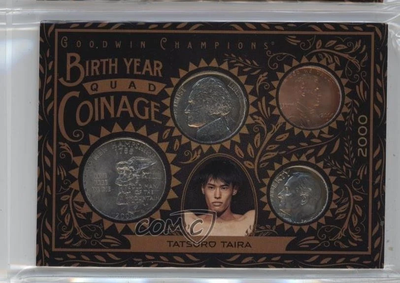 2025 Goodwin Champions Birth Year Quad Coinage Tatsuro Taira /50
