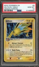 Pokemon 2005 Jolteon Holo Ex Unseen Forces #8 PSA 10 Gem Mint