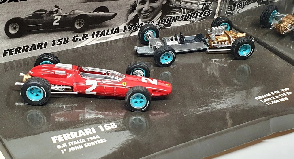 Brumm 1/43 Scale A001 - F1 Ferrari 158 #2 Winner Italy GP 1964 John Surtees - Image 2 of 4