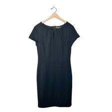 Banana Republic Classic Black Business Casual Career Sheath Mini Dress 6