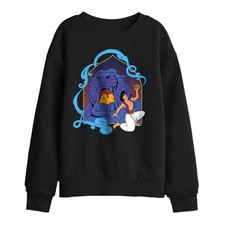 Image of Aladdin And The Magic Lamp At The Cave Of Wonders Kids Sweat 5-13 Years, Black