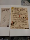 1956 FRONTIERLAND Disneyland Letter From A Guest Cowboys Indians Gun Fights 1955 — photo 1