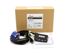 Rosewill 2-port USB VGA Cable KVM Switch with Audio RKV-17001 - NEW