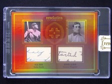 2025 Eternal Revelation Babe Ruth Honus Wagner Dual History Relic /99